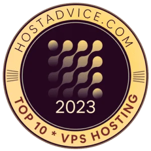 HostAdvice Top 10 VPS Hosting 2023