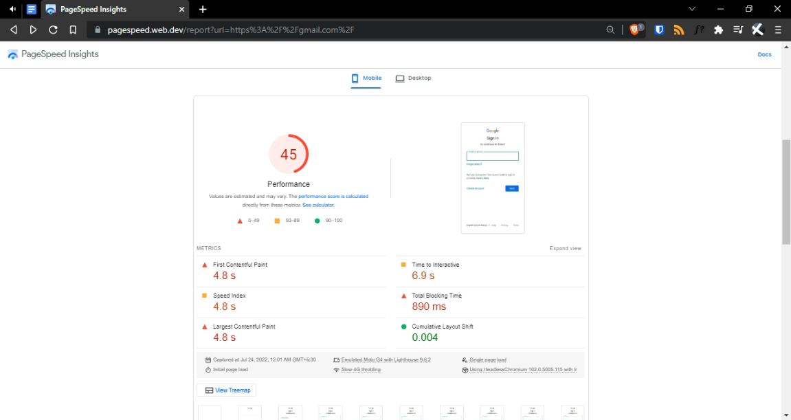 GTmetrix vs Pagespeed Insights