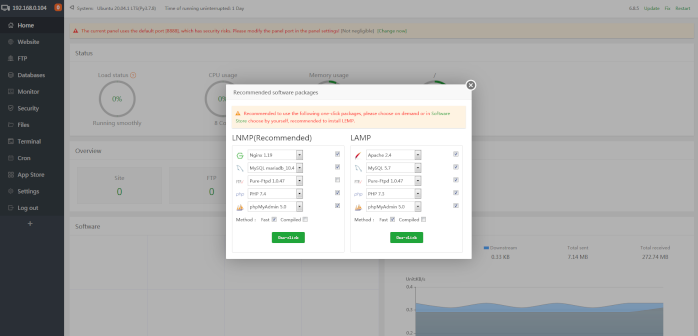 Error occurred when installing ssl certificate - aaPanel - Hosting control  panel. One-click LAMP/LEMP.