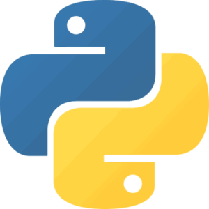 The official Python programming language logo, consisting of two interlocking snakes - one blue at the top and one yellow at the bottom - facing opposite directions to form a square shape.